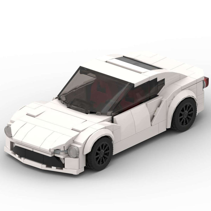 MOC building blocks compatible with LEGO assembled Toyota GT86 sports car model speed8 grid car racing car assembling(319PCS)