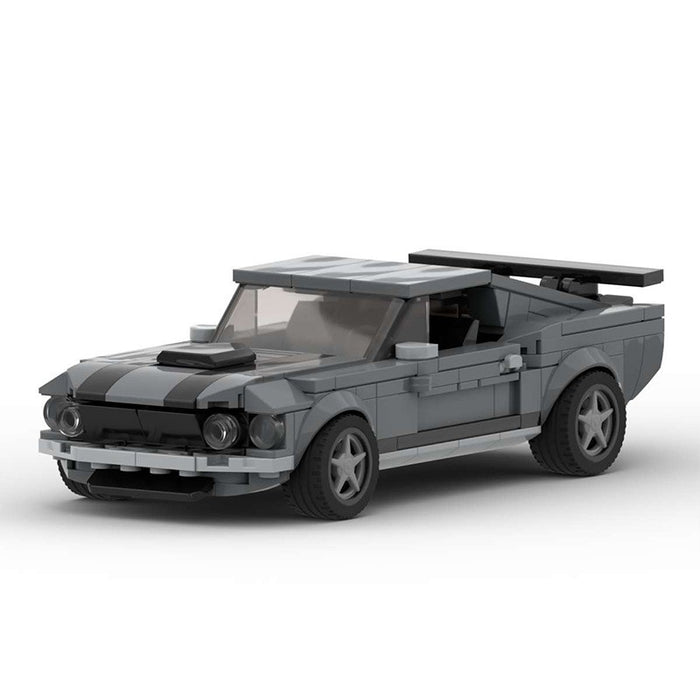 Cross Country Building Blocks Ford Mustang John Wick 8 Compartment Car Boys Car MOC Car Model Compatible LEGO(324PCS)
