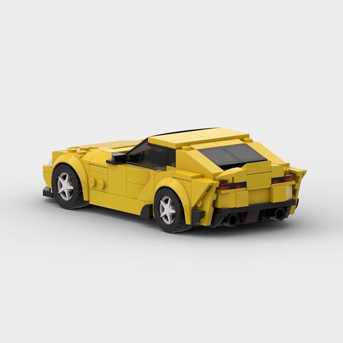 MOC building blocks for compatible LEGO toys 8 frame car speed Bull Demon King Toyota SupraGR racing car sports car(296pcs)