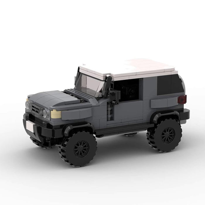 MOC Compatible LEGO Building Cars TOYOTA FJ CRUISER KURUSAWA V2 Puzzle speed series 8 compartment vehicle(352PCS)
