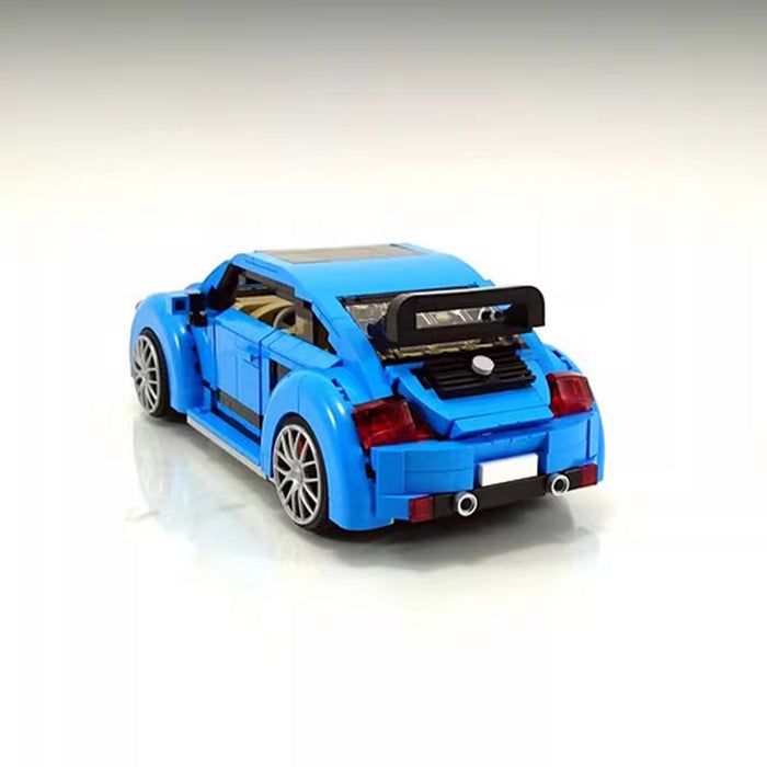 Small particles of building blocks MOC car assembly Volkswagen Beetle Suitable for compatible with LEGO plug-in toys（894PCS）