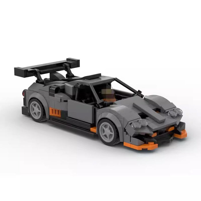 Creative MOC compatible LEGO domestic assembled building blocks 8 frame car Pagani car model toy set boy gift(332PCS)