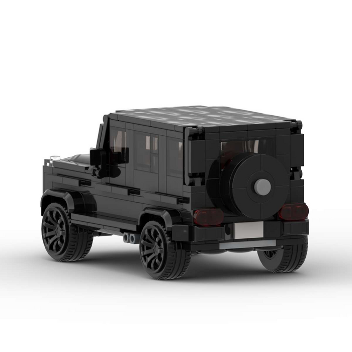 MOC Building Blocks Compatible LEGO Set Mercedes-Benz Big G G63 Black Knight Racing Classic speed 8 compartment sports car (503PCS)