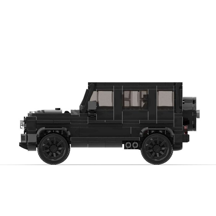 MOC Building Blocks Compatible LEGO Set Mercedes-Benz Big G G63 Black Knight Racing Classic speed 8 compartment sports car (503PCS)