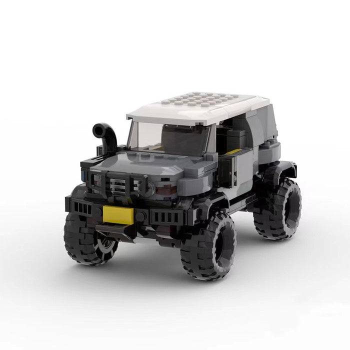 MOC building blocks compatible with LEGO TOYOTA FJ CRUISER Kurusawa assembled model speed series 8 frame car(341PCS)