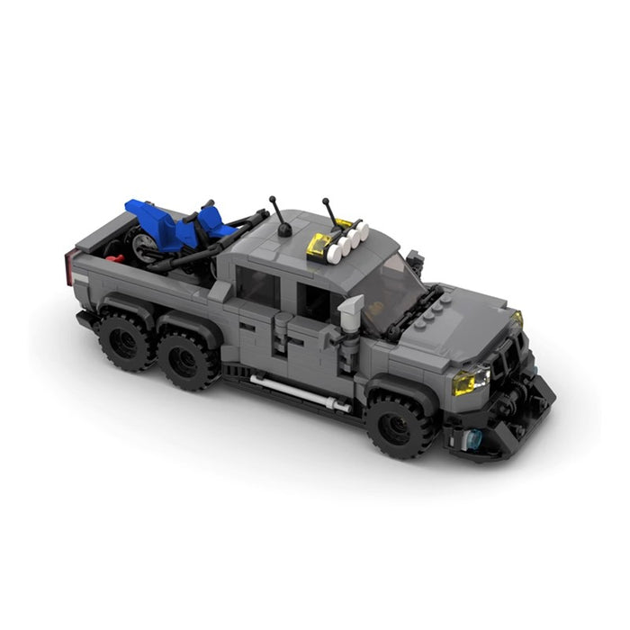 MOC set American drama 60 seconds Ford Raptor car model compatible with LEGO Puzzle Puzzle building blocks（ 503PCS）