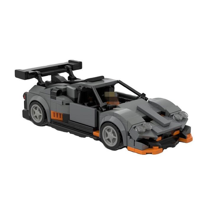 Creative MOC compatible LEGO domestic assembled building blocks 8 frame car Pagani car model toy set boy gift(332PCS)