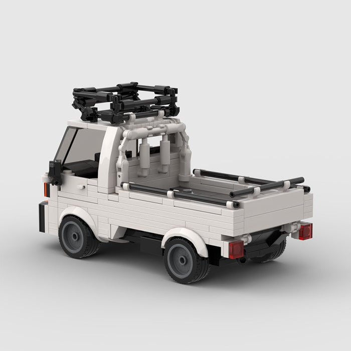 Building blocks MOC compatible LEGO 8 frame car pickup honda ACTY assembled speed series male building models（349PCS）