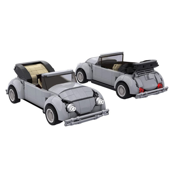 MOC Toys Model Building Blocks Volkswagen Beetle Convertible Car Sports Car Puzzle Building Blocks (344PCS)