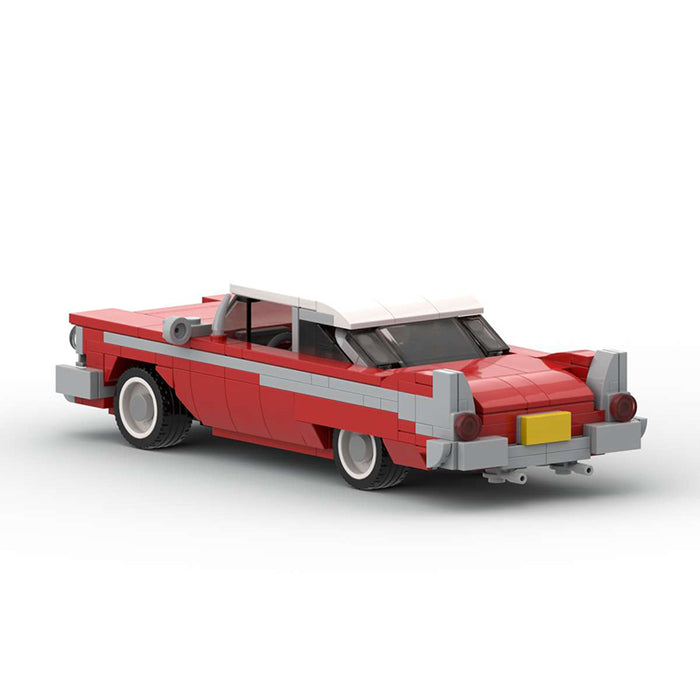 MOC Domestic Building Blocks Compatible LEGO Christine 1958 Plymouth fury Speed Champion Puzzle Car(345PCS)