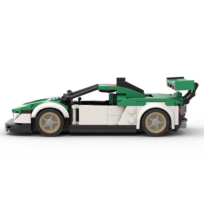 MOC Building Blocks Compatible LEGO Small Particle Honda NSX MOC Building Blocks Honda Racing Model(314PCS)
