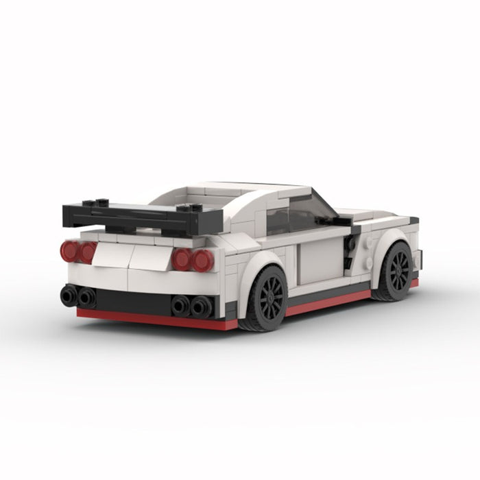 MOC building blocks compatible with LEGO Jigsaw toy gift model Nissan GT-R NISMO racing car sports car(232PCS)