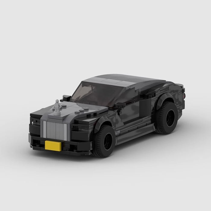 MOC building block toys compatible with LEGO assembled Rolls-Royce car sports car model obsidian shadow(329PCS)