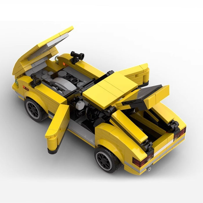 MOC building block toys educational retro Nissan Datsun 240Z sports car model gift set(302PCS)