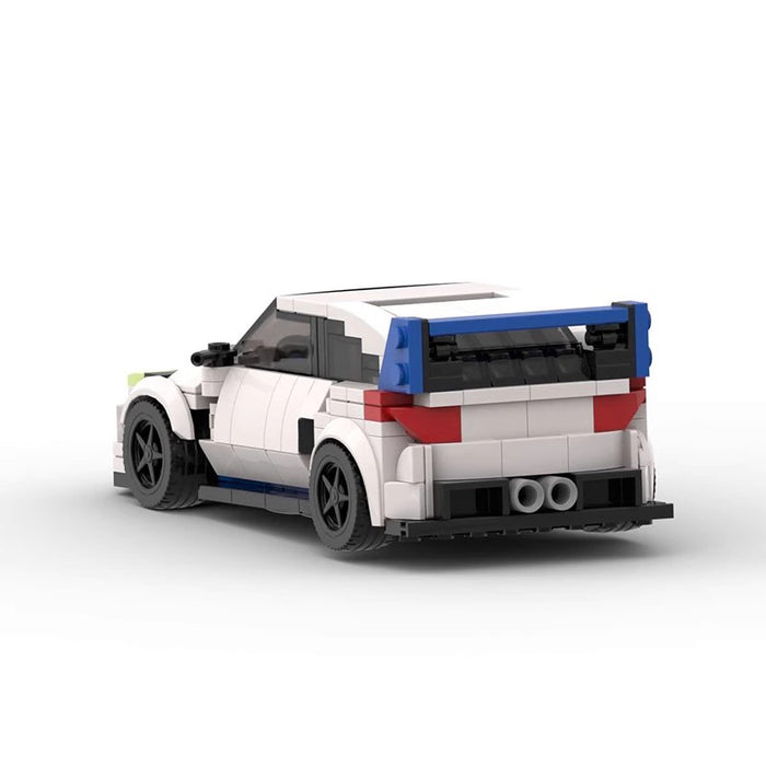 MOC domestic building blocks compatible with LEGO Creative speed series 8 frame car Ford Fiesta WRC Boys Sports Car(352PCS)
