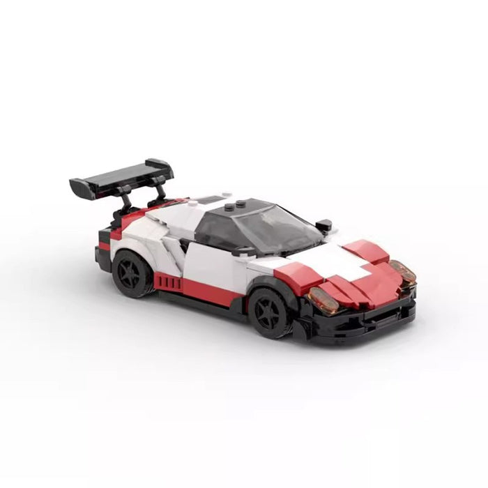 MOC-93310 Porsche 911 RSR Compatible LEGO 8 Grid Car Speed Series Boys Building Block Models(345PCS)