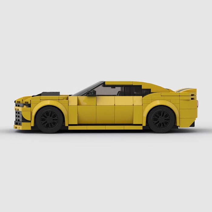 MOC compatible LEGO Bumblebee sports car Camaro speed8 frame car new high difficulty boys car model(353PCS)
