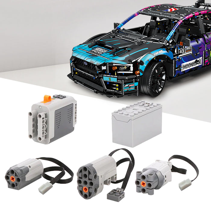 ZYLEGEN Power Function Motorized Building Blocks Power Kit(Compatible with Race Car Model Building Kit)