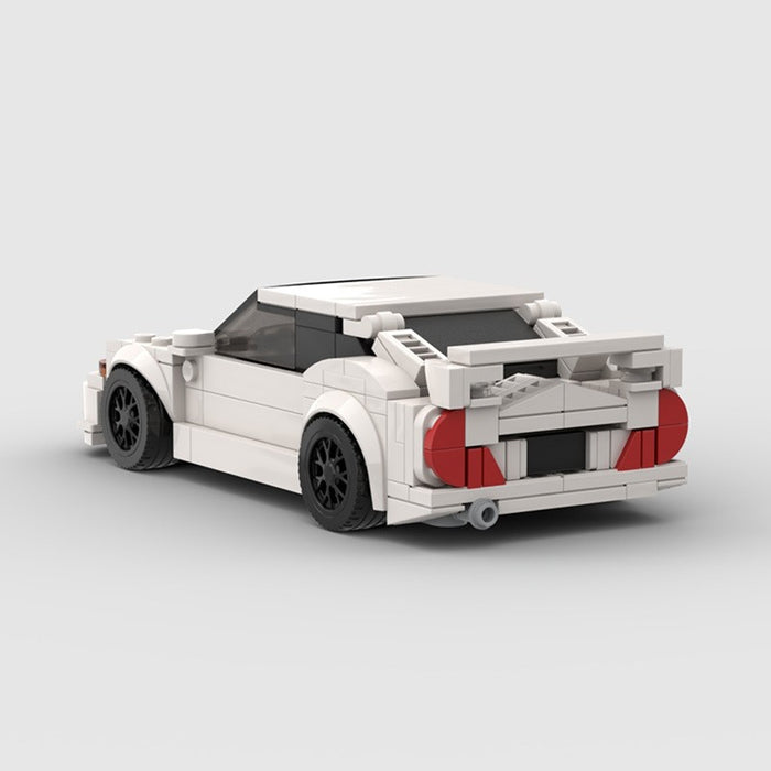 MOC building blocks compatible with LEGO racing speed series 8 frame JDM Mitsubishi evolution5 generation Japanese system to put together(287PCS)