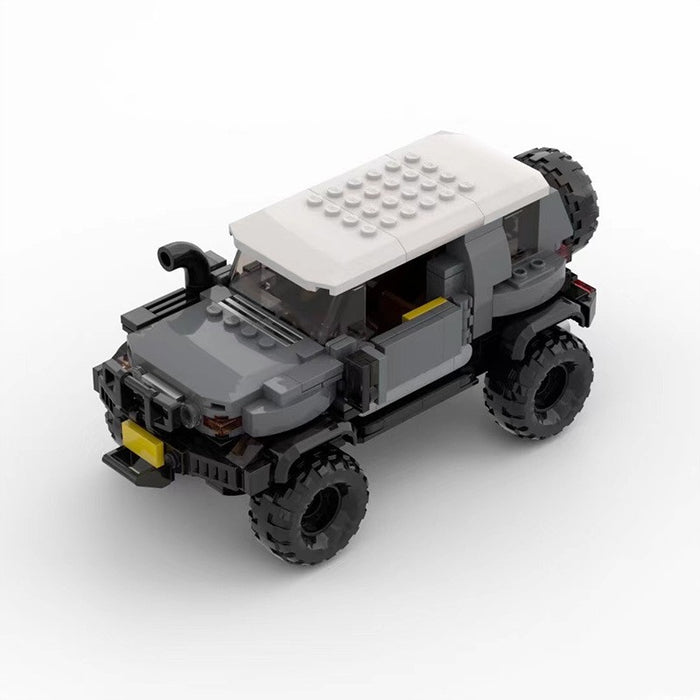 MOC building blocks compatible with LEGO TOYOTA FJ CRUISER Kurusawa assembled model speed series 8 frame car(341PCS)