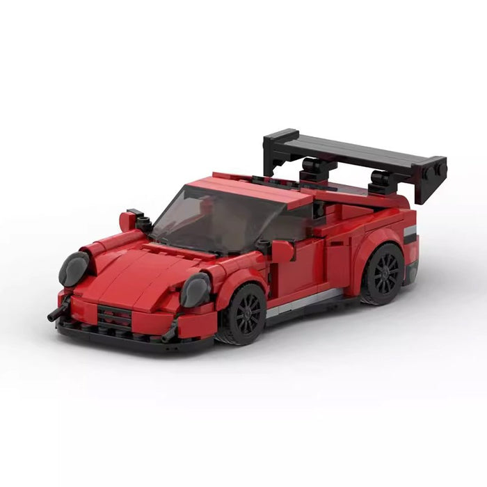 Compatible LEGO MOC building blocks assembled set Porsche 911 GT assembled model eight frame car gift ornaments(374PCS)