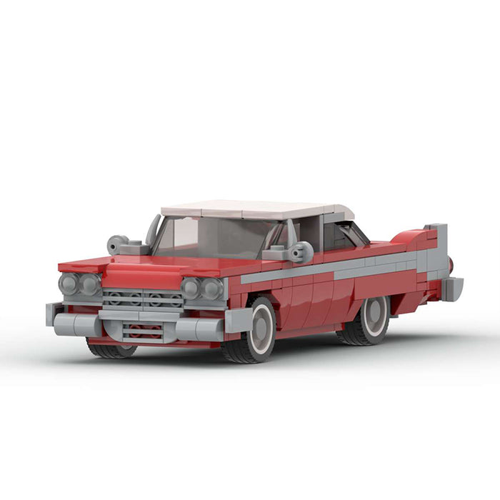 MOC Domestic Building Blocks Compatible LEGO Christine 1958 Plymouth fury Speed Champion Puzzle Car(345PCS)