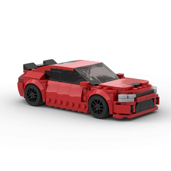 Compatible LEGO MOC racing car model Dodge Challenger red puzzle puzzle birthday gift puzzle toys(249PCS)