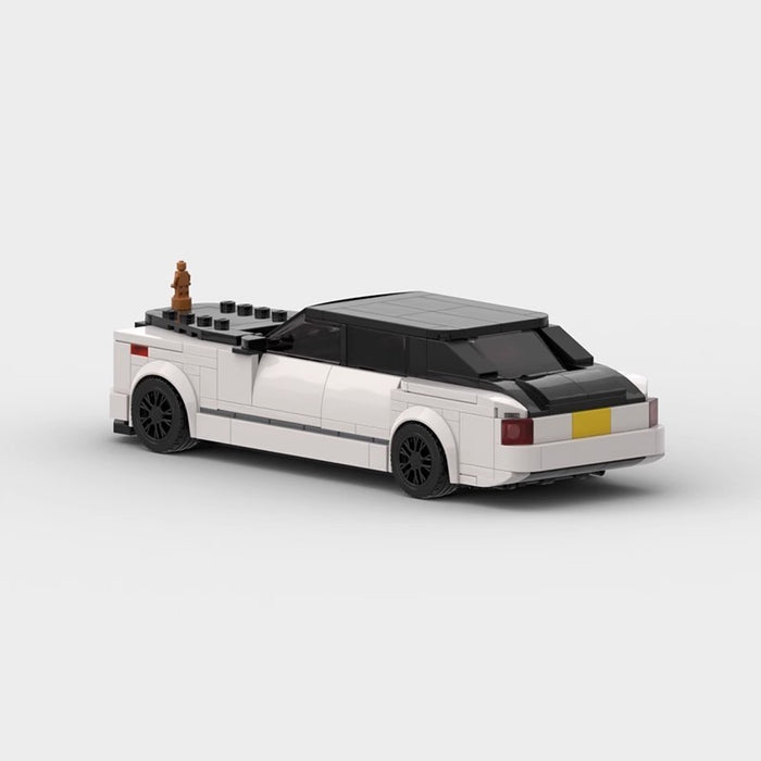 MOC building block toys compatible with LEGO assembled Rolls-Royce car sports car model obsidian shadow(445PCS)