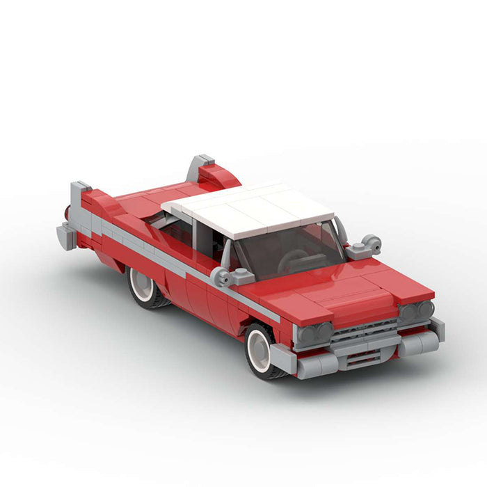 MOC Domestic Building Blocks Compatible LEGO Christine 1958 Plymouth fury Speed Champion Puzzle Car(345PCS)