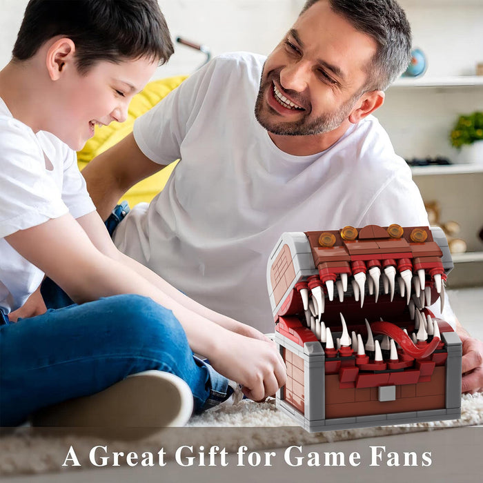 ZYLEGEN Mimic Treasure Chest Building Sets Compatible,Dragons Board Game Monster Model Collection Toy Gifts for Fans Friend Age 6+(366pcs)
