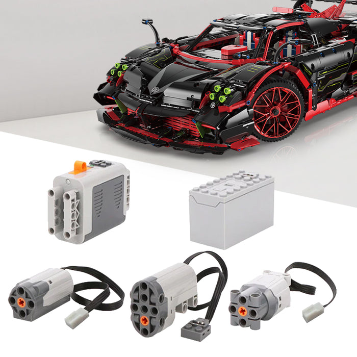 ZYLEGEN Power Function Motorized Building Blocks Power Kit(Compatible with Race Car Toy Model Building Kit)