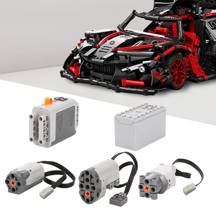 ZYLEGEN Power Function Motorized Building Blocks Power Kit(Compatible with Apollo IE Super Car Building Kit)