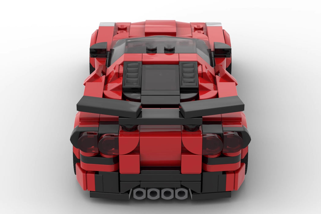 MOC building blocks set assembled puzzle C8 Chevrolet Corvette Z06 classic speed series toys for boys(334PCS)