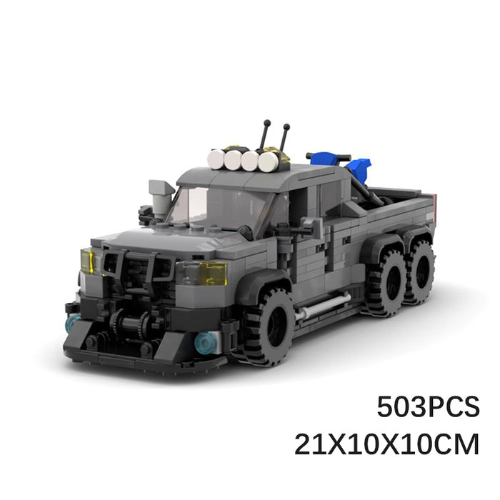 MOC set American drama 60 seconds Ford Raptor car model compatible with LEGO Puzzle Puzzle building blocks（ 503PCS）