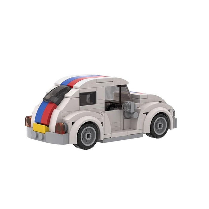 MOC building blocks compatible with LEGO small particles assembled mini car toys Volkswagen Beetle (203PCS)