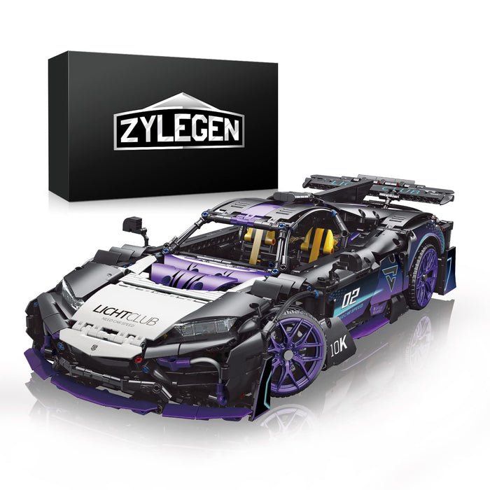 ZYLEGEN Racing Sports Car Building Kit,Hypercar Collectible AMG ONE Race Car Building Kit for Adults and Teens, 1:10 Scale Racing Car Model, Gift Idea for Boys and Girls,(2,244Pcs)