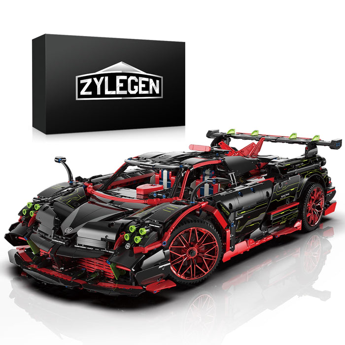 ZYLEGEN Race Car Toy Model Building Kit,Collectible Model Building Set and Race Engineering Toy,Sports Car Construction Kit for Boys, Girls, and Teen Builders Ages 8+(3,333Pcs)