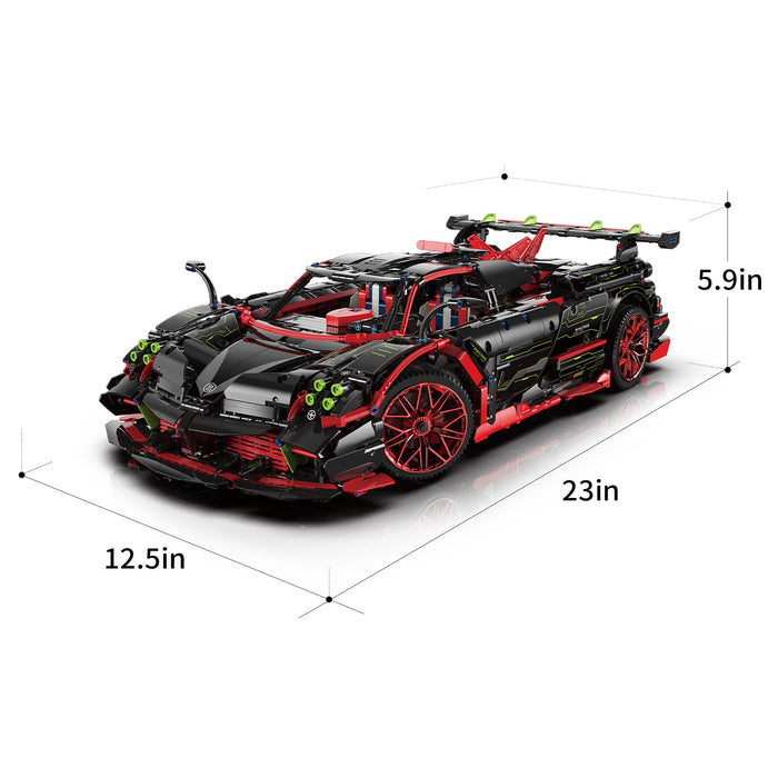 ZYLEGEN Race Car Toy Model Building Kit,Collectible Model Building Set and Race Engineering Toy,Sports Car Construction Kit for Boys, Girls, and Teen Builders Ages 8+(3,333Pcs)