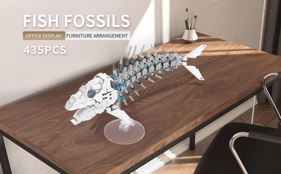Fish Fossil Building Block Kit