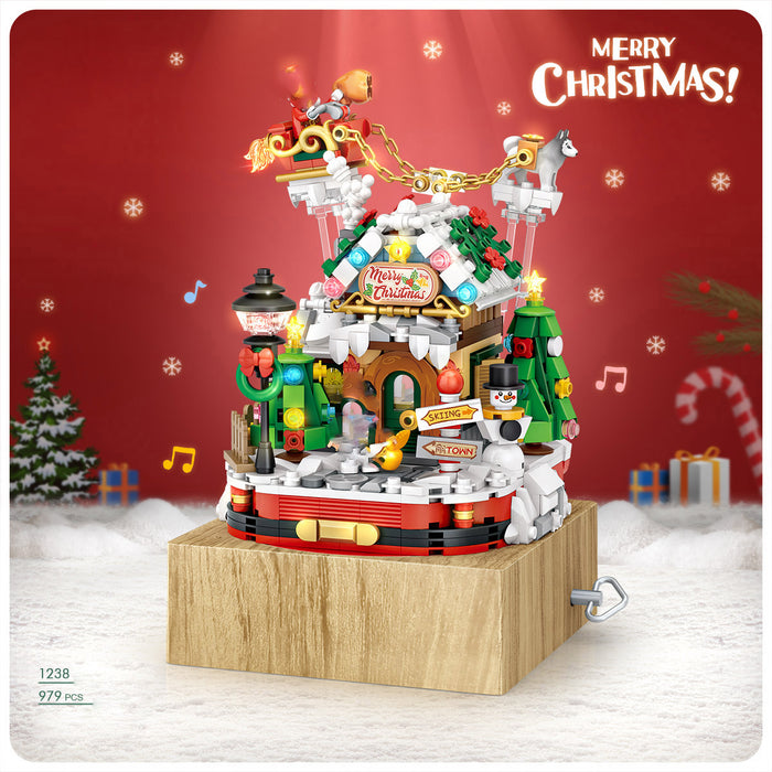 Christmas House Building Blocks Kits for Kids