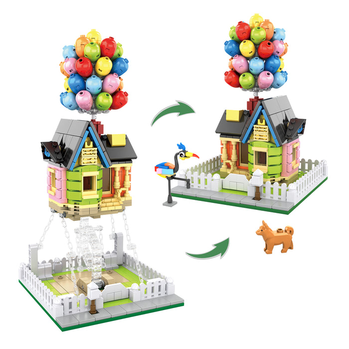 ZYLEGEN Up Balloon House Building Kit