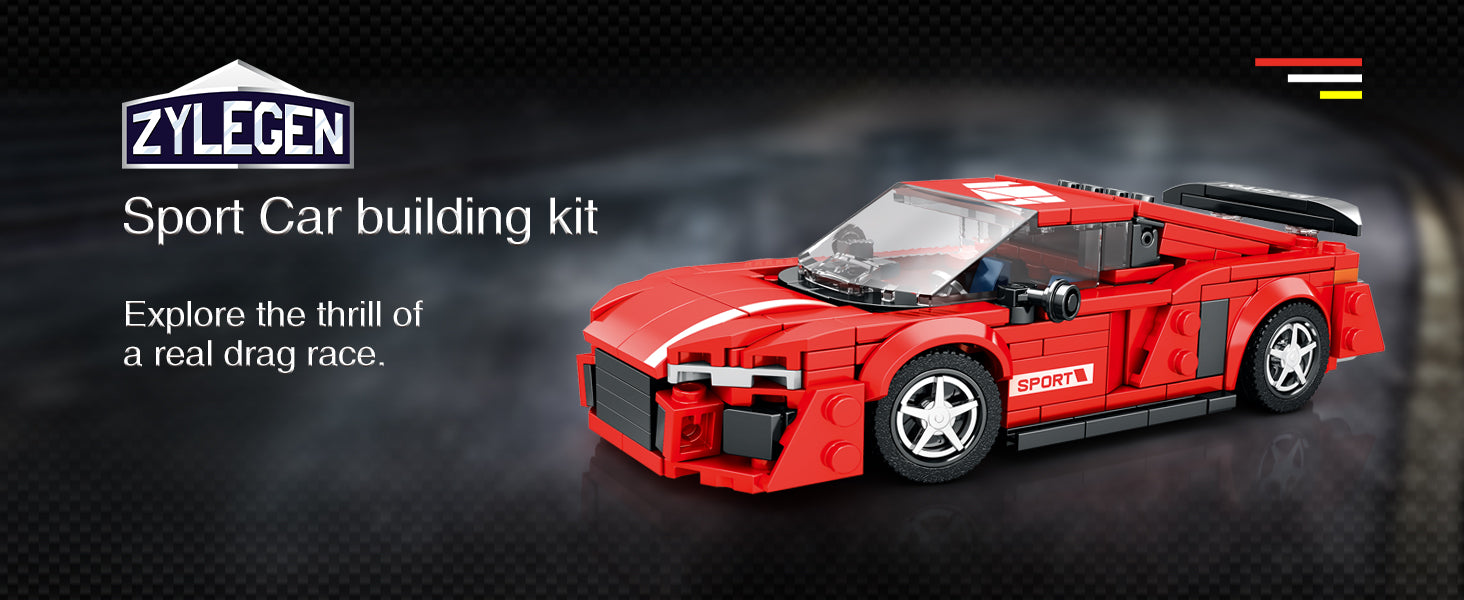 R8 Race Car Building Kit
