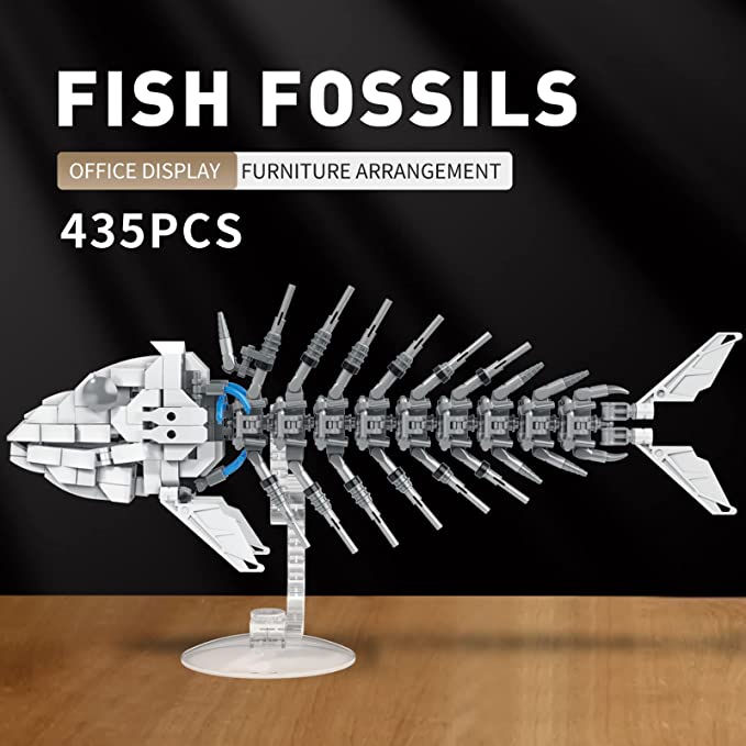 Fish Fossil Building Block Kit