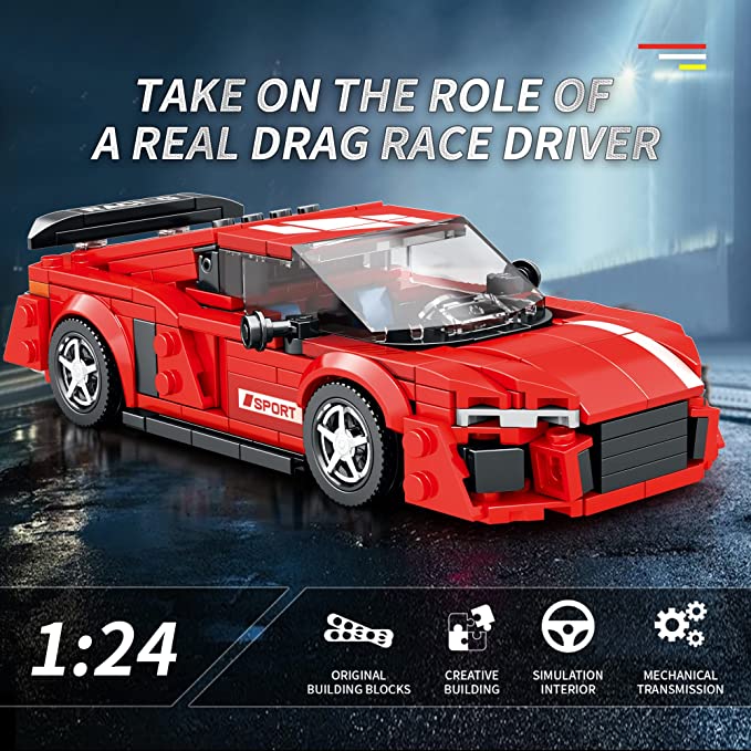 R8 Race Car Building Kit