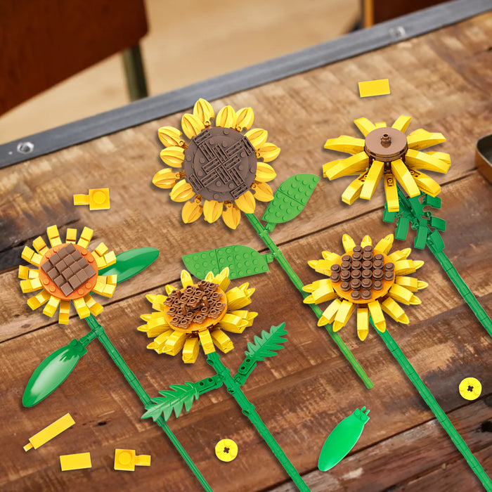 zylegen Bouquet Sunflower Kit Building —