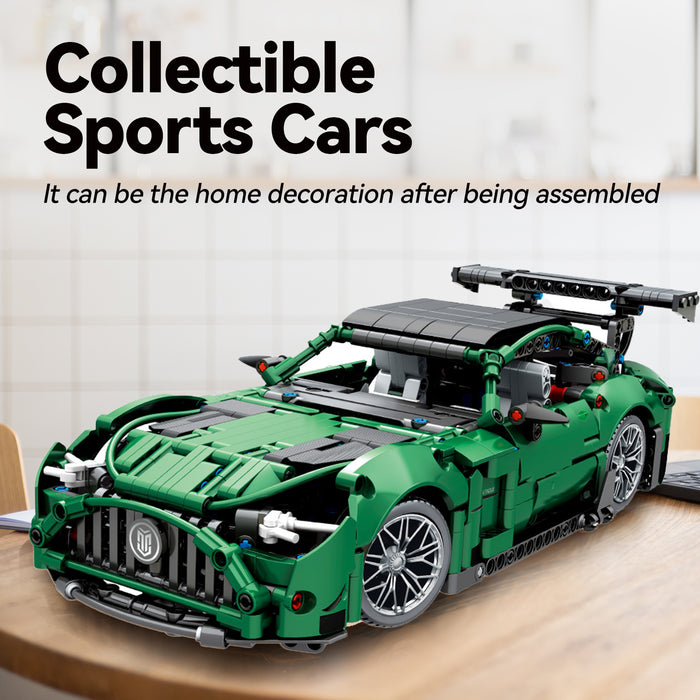 Zylegen Race Car Building Kit,Moc Super Car Building Block Set and